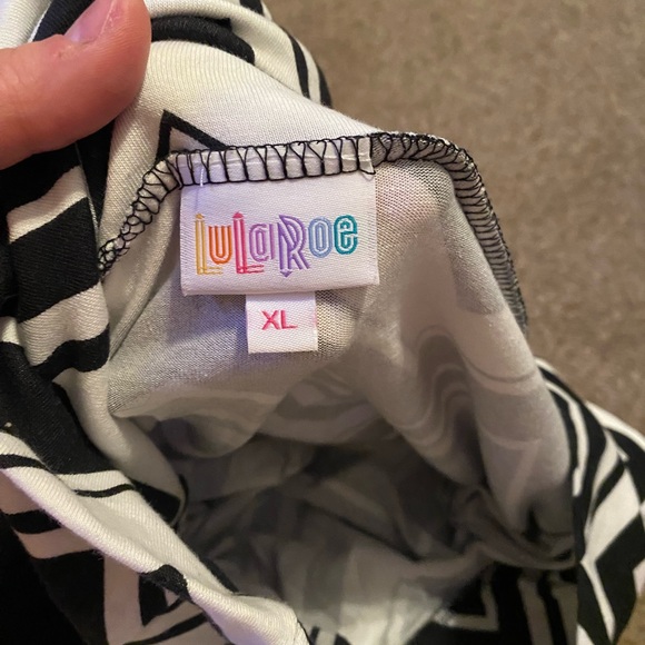 LuLaRoe Black and White Skirt - Picture 2 of 2